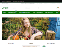 Tablet Screenshot of gardeningwill.com